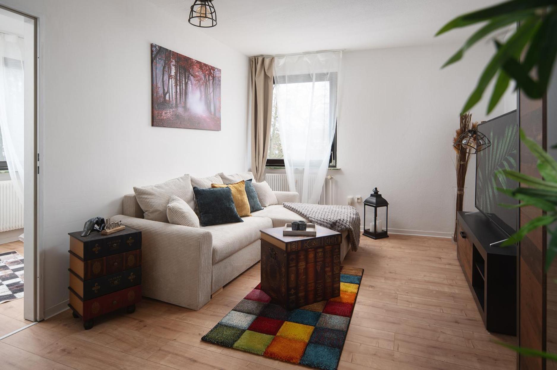 1-4 Gaeste Wohnung W-Lan, Netflix, Amazon, Parken, Arbeitsplatz, 24H Check In ,Vollausgestattet Kueche, Handtuecher Seife U,V,M Fuer Geschaeftsreisende, Paare, Familien , Datteln Kültér fotó